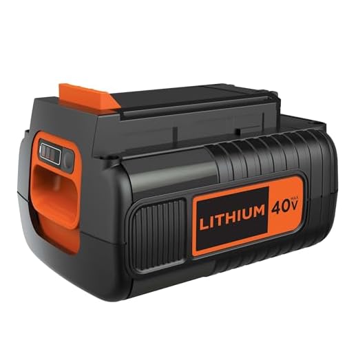 BLACK+DECKER 40V MAX Lithium Battery, Compatible with 36V and 40V MAX Power Tools, Lithium Ion Technology, Charger Not Included (LBX2040)