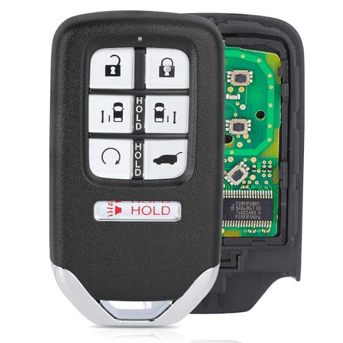 Yewong Smart Proximity Keyless Entry Remote Control Car Key Fob for Honda Odyssey 2018 2019 2020 FCC ID: KR5V2X 72147-THR-A31 433MHz 47 Chip 7Buttons