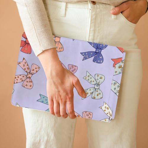 Funda para portátil de 35 x 25.9 cm con diseño de lazo de neopreno suave 6