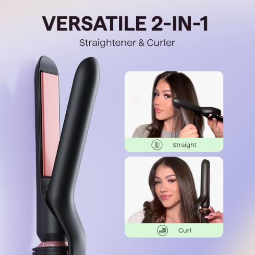 Image of Wavytalk 3 in 1 Curling Wand Set, Multi Curl, Curling Iron Set with Heated Round Brush, Smooth Iron Hair Straightener, 1 1 /4 Inch Curling Iron, Double Tension Hair Curler