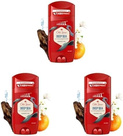 Deep Sea Deodorant Stick For Men 85ml (Pack of 3)
