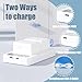 BatteryMon 2-Pack Battery Compatible with Arlo Pro 4 Pro 3 Pro 5S 2K Ultra 2 Cameras VMC4050P VMC4250P VMC4350P, with Dual Charging Station Charger for A-4a Rechargeable Battery