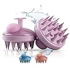 Shampoo Spenderbürste 2 in 1 Silikon Seifenspender Bürste Dusche Silikon Shampoo Spender Kopf...