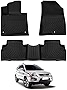 All Weather Floor Mats for Kia Sportage Hybrid 2023 Accessories (Not Fit Plug-in Hybrid) Car Mats Protection Heavy Duty Non Slip TPE Fits Full Set Front & Rear Waterproof Anti-Slip Waterproof