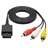 Matériaux durables et souples- Fabriqué avec un conducteur interne en cuivre et une gaine extérieure en PVC, ce gamecube Cable résiste mieux aux torsions, au pliage et à l’usure du quotidien. Son design robuste améliore la stabilité du signal pour nintendo RCA, ce qui en fait un bon choix pour super nintendo snes, gamecube et adaptateur pour nintendo 64 à usage fréquent