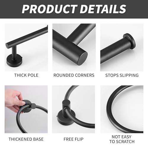 Toilet Roll Holder and Towel Ring - Image 3