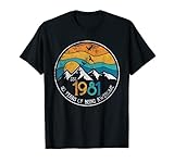Est. 1981 40 Years of Being Awesome Vintage 40th Birthday T-Shirt