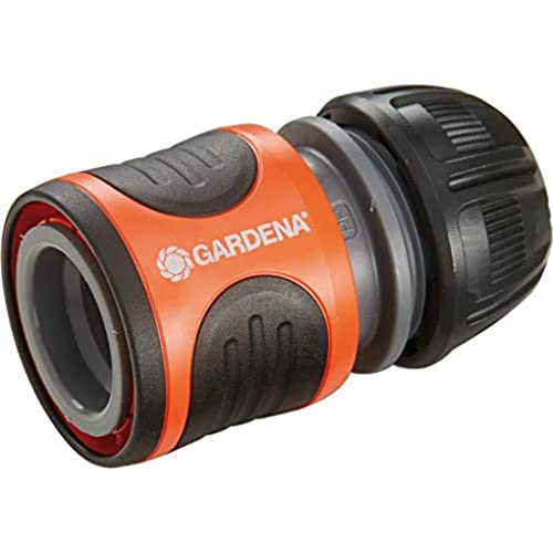 Raccord d'arrosage Aquastop 13 mm (1/2'') et 15 mm (5/8 Pouce) de Gardena : connecteur avec Aquastop, Powergrip, changement facile (18213-20)