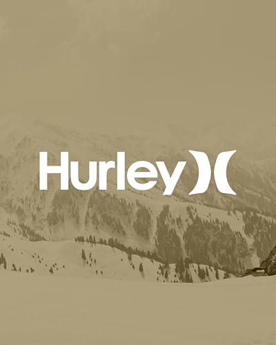 Image of Hurley Men's Cuffed Beanie - Classic Midweight Loose Knitted Winter Hat for Men