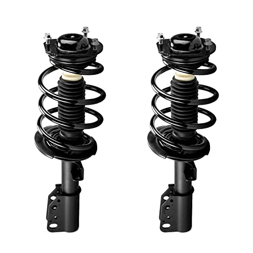 KAX Front Struts Fit for Traverse 2009 2010 2011 2012, Acadia 2007 2008 2009 2010 2011 2012, Shock Quick Suspension Struts with Coil Spring Assemblies, 172518 Struts Full set of 2 SAA329