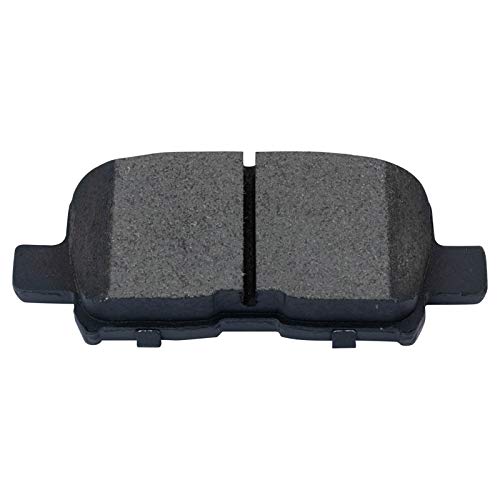 Image of TRQ Rear Brake Pad & Rotor Kit, with Chemical Kit Parking Brake Shoe Set Semi-Metallic Compatible with 2003-2008 Honda Pilot