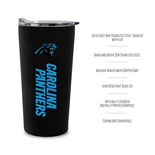 Image of Rico Industries NFL Football Soft Touch, Easy Grip Tumbler