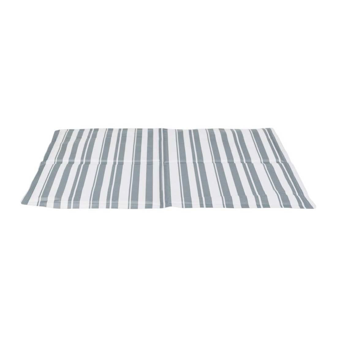 Trixie Cooling Mat for Dogs Unique Fabric Technology Instantly Cools Down Your Pet Works Without Additional Cooling, Electricity or Water - White/Grey (50 × 40 cm Medium) (B09N3N6J7J) Amazon Price History, Amazon Price Tracker