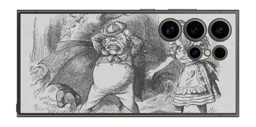 ClearView �T���X�� Galaxy S24 Ultra�p �v�����g �w�� �ی� �t�B���� ���{�� ����V���[�Y �W�����E�e�j�G�� (John Tenniel) �g�D�C�[�h���_��