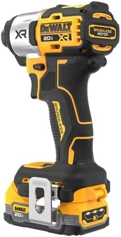 Miniatura 6 de DEWALT Atornillador de Impacto 20V MAX, Inalámbrico, 3 Velocidades, Batería y Cargador Incluidos (DCF845D1E1)