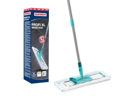 Leifheit Mopa Profi XL Micro Duo, 42 cm y Manejo con el Pie