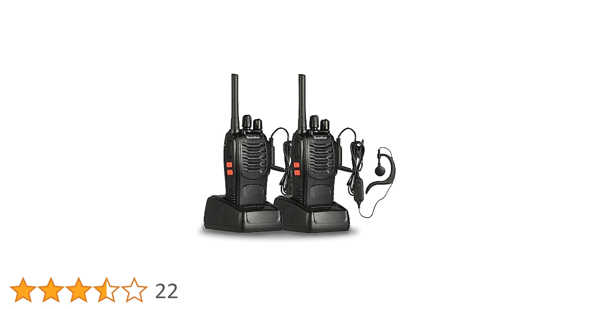 Amazon | トランシーバー 無線機 2W 充電式 超長距離タイプ 簡単