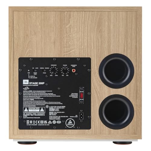 Image of JBL Stage 2 200P 300 Watt 10 Inch Powered Subwoofer - Pair (Latte)