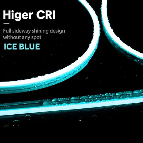 Image of HEADLY 16.4 Feet LED Neon Strip Lights, with 12V Adapter, Waterproof IP65, Silicone Flexible Rope Light for Home Wall Decor | Neon Lights | 5 Meter |