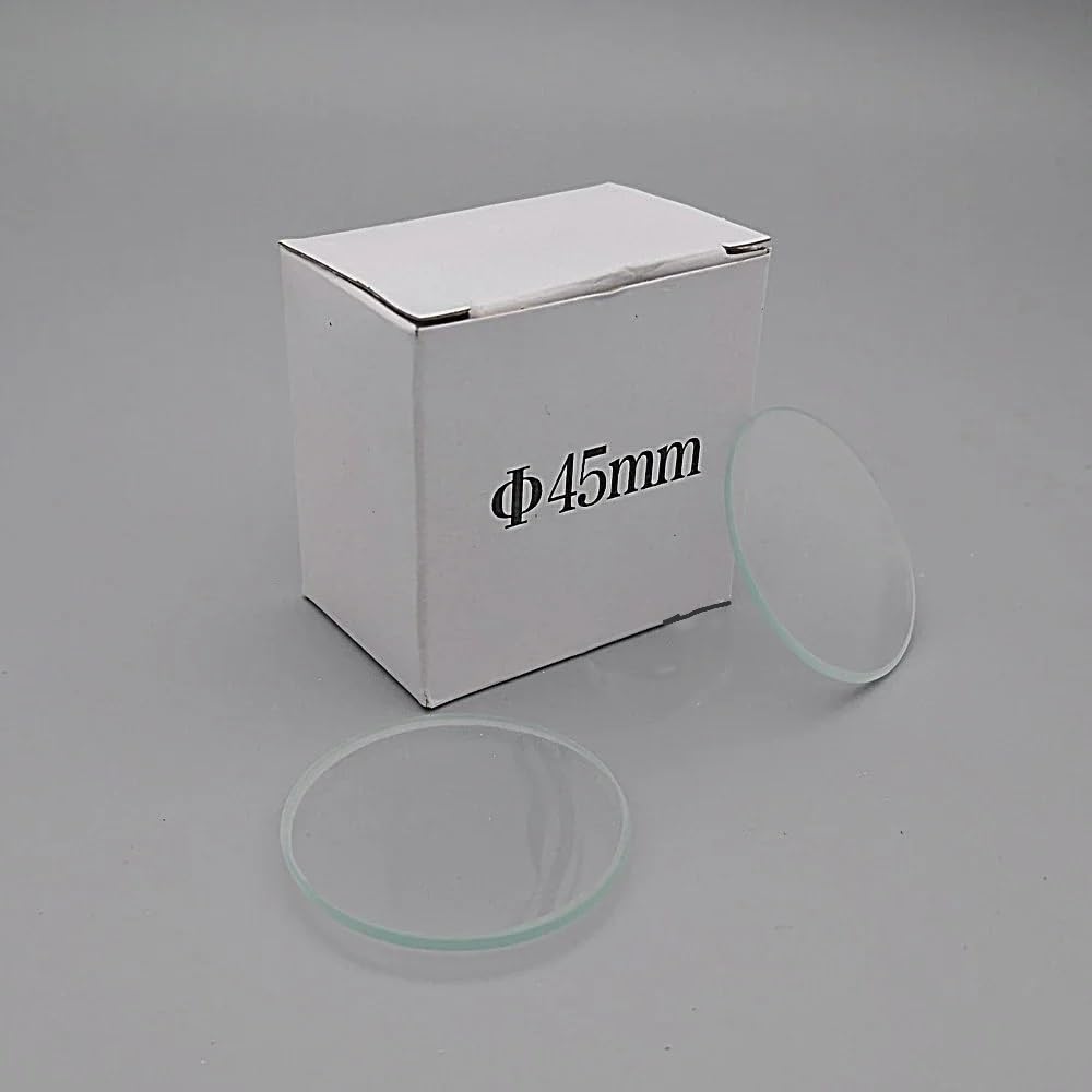 Placas de vidrio for observación de laboratorio - Juego de 10 discos de vidrio de reloj transparentes (diámetro de 45 mm a 150 mm)(60mm 10pcs)