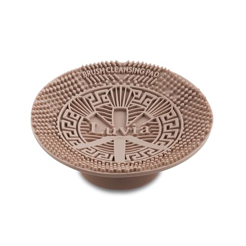 Luvia Silikon Make-up Pinsel Reinigungspad mit Saugnapf - Effektive Pinsel-Reinigung - Profi Make-up-Pinsel-Reiniger