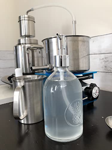 LETIME Hydrosol Maker, Steam Distillation Equipment for Making Hydrosol and Essential Oil, KD5 Stainless Steel Hydrosol Distiller, Plug and Play Distillation Kit, Portable Hydrosol Machine