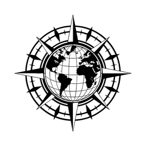 STRACCI Cuadro Metálico GUERNICA, Decoración Pared Metal Negro, Decoración Habitación Moderna, Cuadros Decoración Dormitorios