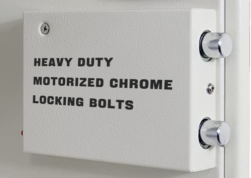 Protex Safe Electronic Keypad Wall Safe (Pws-1814E), Burglary Resistant Wall Safe, Digital Electronic Locking System, Velvet Interior, Automatic Door Opening, 2 Removable Shelves #TOP5