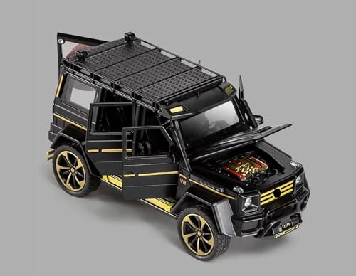 Image of 1:32 Scale BRABBUS G550 Toy Car | Metal Pullback Diecast Car for Kids with Openable Doors, Sound, Light Effects Toy for Car Enthusiasts (Color As Per Available)
