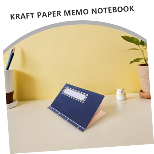 10 Carnets Kraft Vintage à Pages Blanches pour Notes et Bureau
