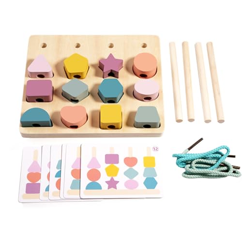 Jeu d'emboîtement en bois éducatif pour école et maison
