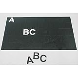 Numbers and Letters, H5, Black, Plastic