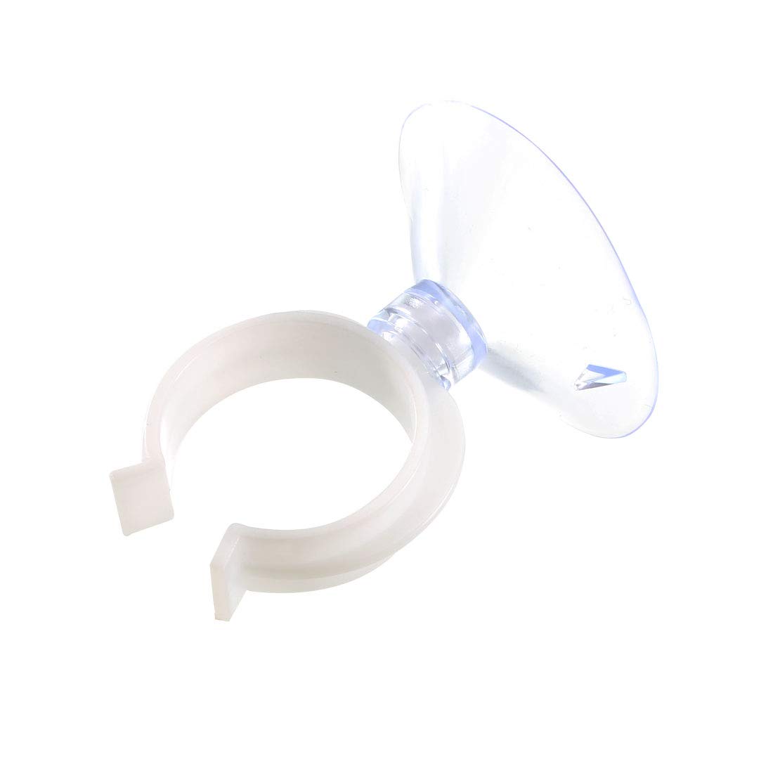 uxcell Aquarium Suction Cup Clips Airline Tube Holders Clamps for Fish Tank Clear 24mm 20Pcs