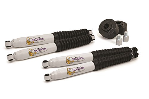 Daystar, Ford F250 2" Leveling Kit with front and rear shocks, fits F250/350/450/550 1999 to 2017 2WD, all transmissions, all cabs KF09050BK, Made in America, Black