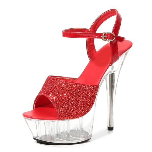 Sandales à talons pour mariage et soirées habillées à lanières YZCIS