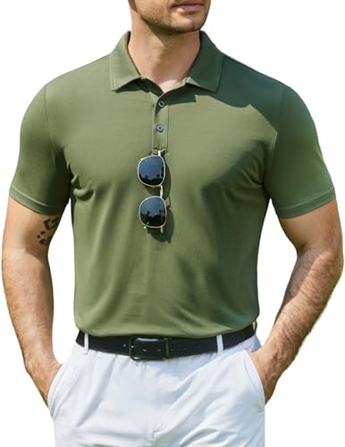 Polo à manches courtes en jersey piqué premium pour une allure masculine soignée