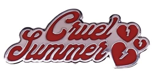 Pin's émail Cruel Summer Taylor de 3 cm finition haut de gamme pour collectionneur pop