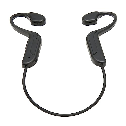 Auriculares de Conducción ósea, Conexión Estable Duración de la Batería 300H 5.3 Memoria Ajustable Auriculares Deportivos de Aleación de Titanio Baja Latencia para Deportes
