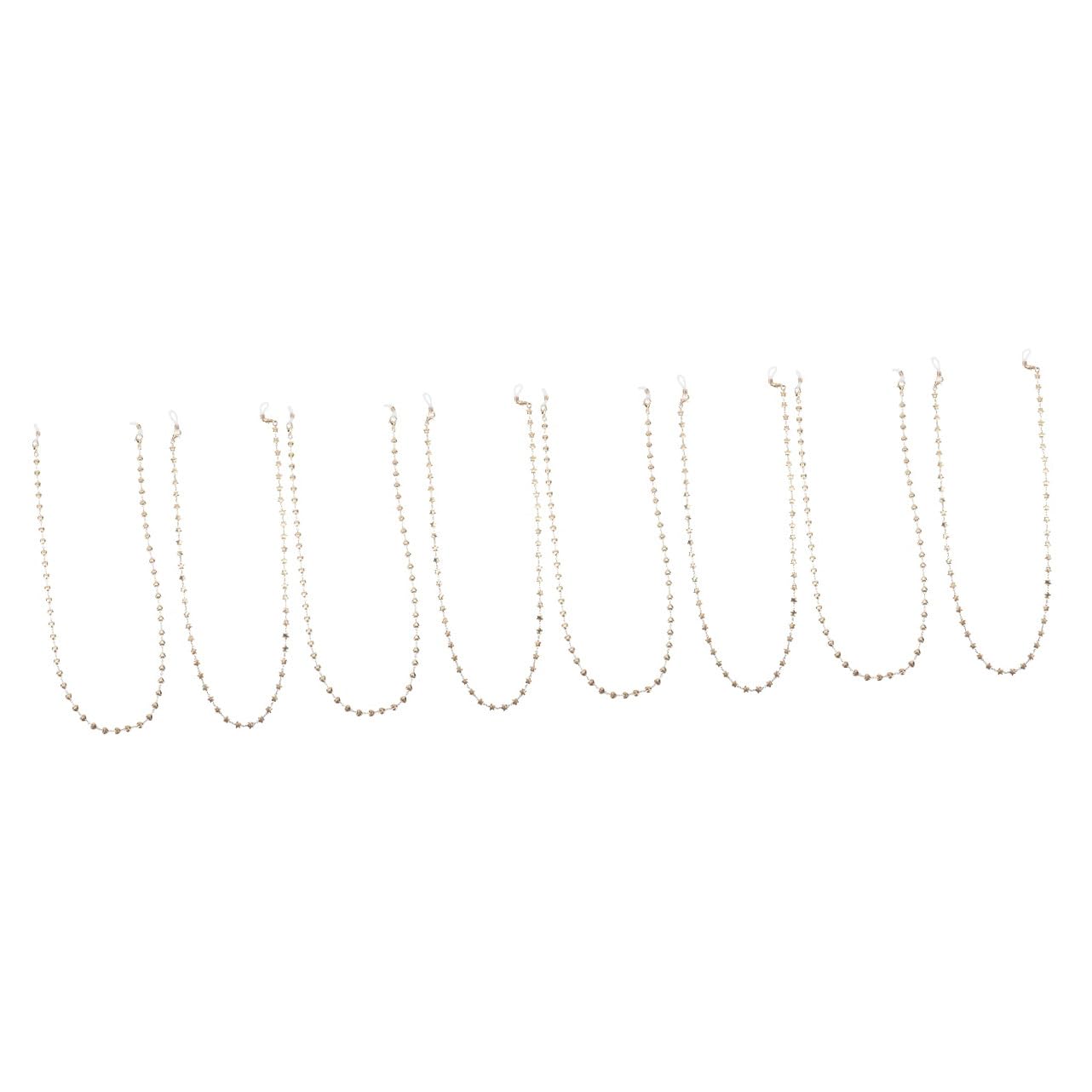 minkissy Brillen Kette Mit Rutsch Sonnenbrillen Halter Dekorative Legierungskette Für Outdoor Aktivitäten Und Sport