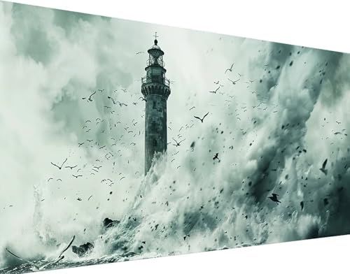 Loisirs Créatifs Adultes haut de gamme avec le Diamond Painting Phare panoramique Y-F