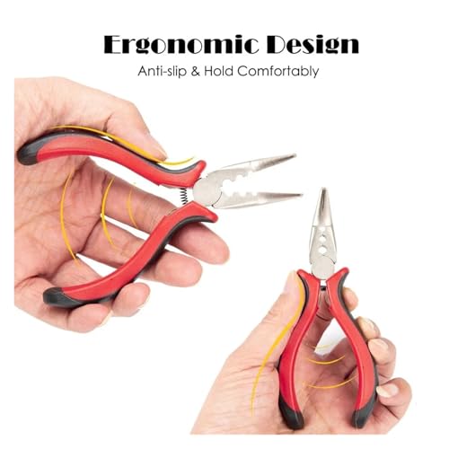Pince micro boucles et liens outil de précision pour extensions capillaires