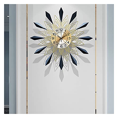 Horloge murale en métal 3D haut de gamme format géant pour décoration