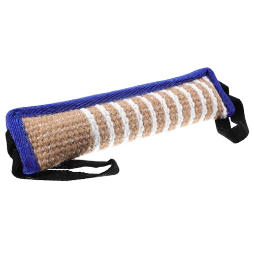 Coussin de traction pour chien accessoire de formation jouet interactif en jute - 3