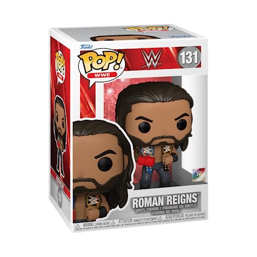 Funko POP! WWE: Roman Reigns with Belts, Collectable Vinyl Figure, Gift Idea, Official Merchandise, Toys For Kids & Adults - Image 2