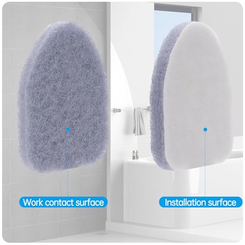 Image of 8 Pack tub and Tile Scrubber Replacement-Compatible with Scotch Brite tub and Tile Scrubber Refill. (Gray)