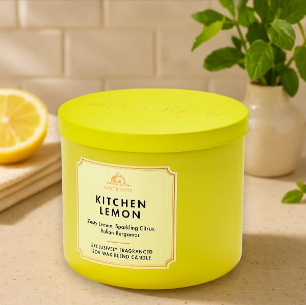 Bath & Body Works 3-Wick Candle, Kitchen Lemon - image 2