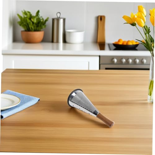 Rallador de queso metálico con mango ergonómico FUOYLOO miniatura 6