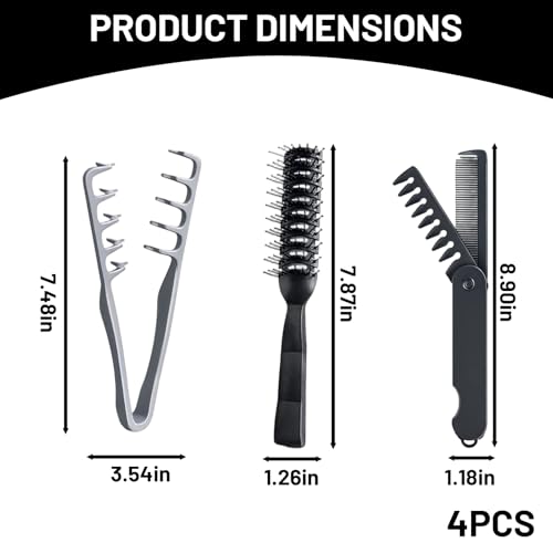 Set de 4 Peines Texturizantes para Hombre miniatura 2