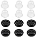 RtottiM 6 Pièces Ampoule Pompe à Capuchon 22mm Carburant Primer 6 Pièces 2 Trous Réservoir de Carburant œillets en Caoutchouc pour Débroussailleuse Tronconneuse Taille Haie Tondeuse À Gazon