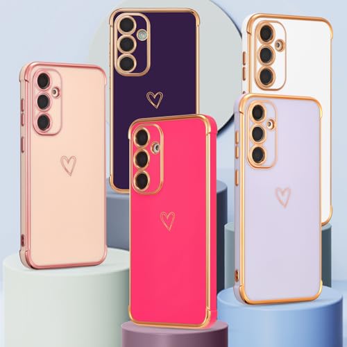 ZTOFERA for Samsung Galaxy A17 5G Case with Heart Pattern,Dark Violet by ZTOFERA - Used condition - Image 6